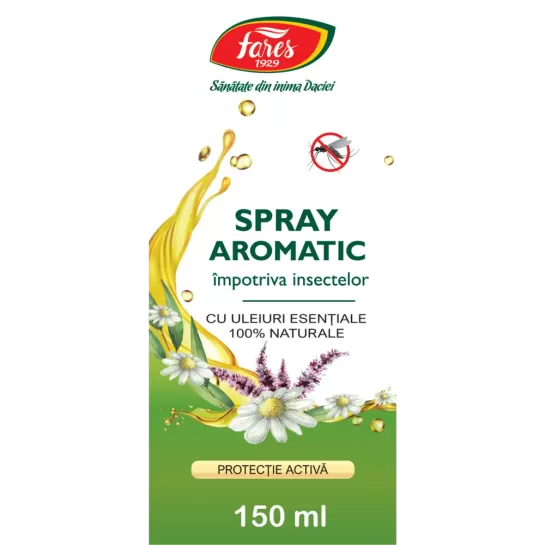 Spray aromatic impotriva insectelor, 150ml, Fares