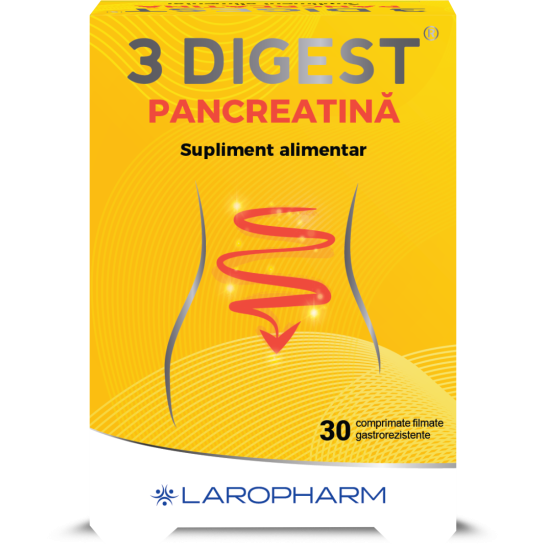 3 Digest Pancreatina 30 comprimate