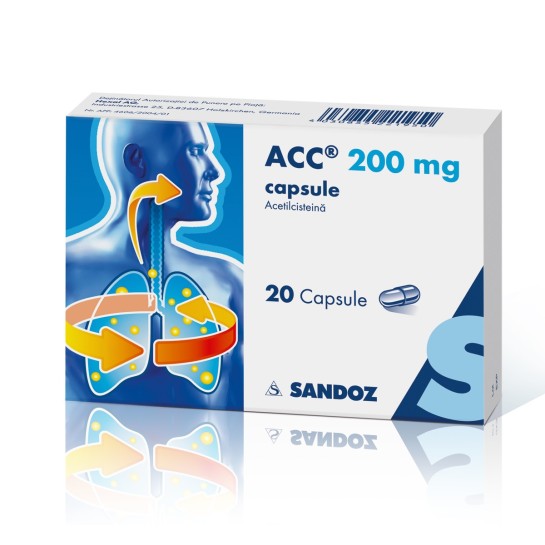 Acc 200mg, 20 capsule, Sandoz