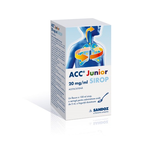 Acc junior sirop, 20mg/ml, 100ml, Sandoz