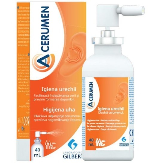 A-Cerumen spray igiena urechi, 40ml, Laboratoires Gilbert