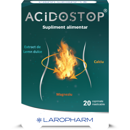 Acidostop 20 comprimate masticabile
