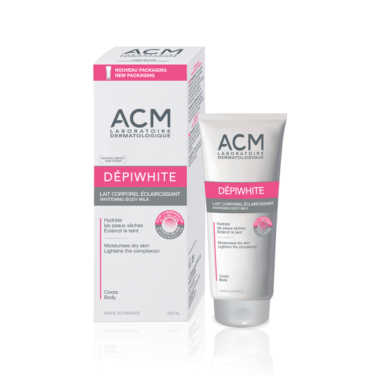 ACM DÉPIWHITE Lapte de corp cu efect de albire, flacon 200 ml