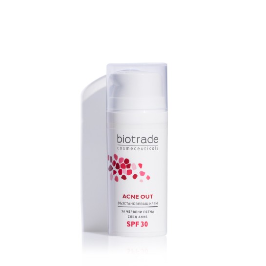 Acne out crema reparatoare spf30+ 30ml, Biotrade