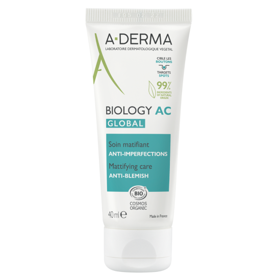 Aderma Biology AC Crema matifianta anti-imperfectiuni 40 ml