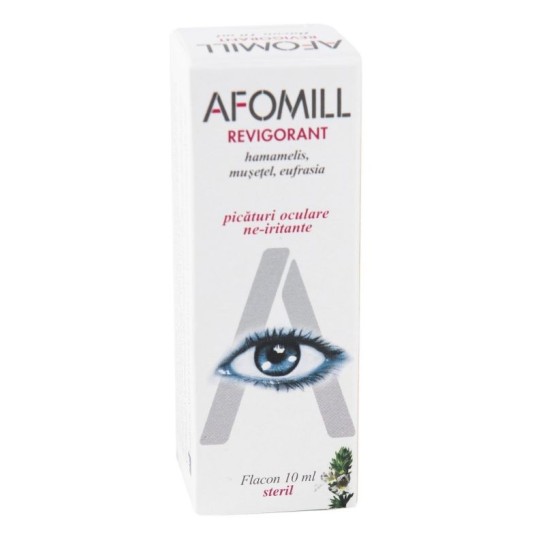 Afomill revigorant, Picaturi oculare 10ml	   