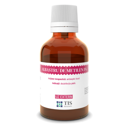 Albastru de metilen 1%, 25 ml, Tis (elaborare)
