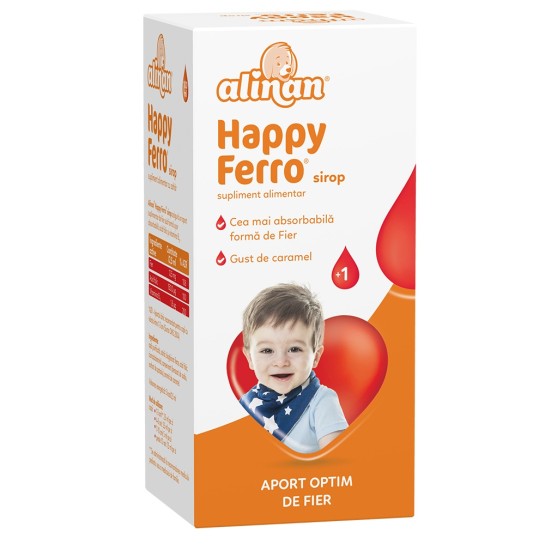Alinan Happy ferro, sirop 100ml, Fiterman Pharma