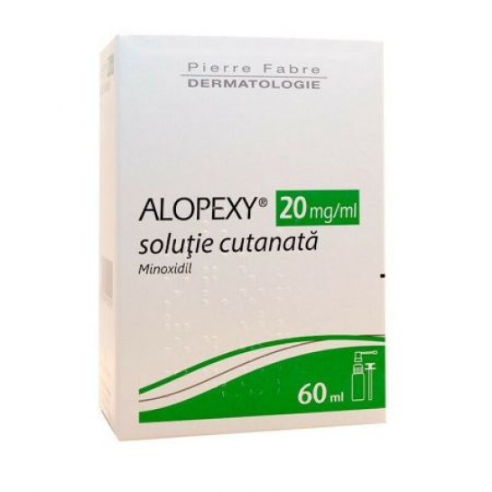 Alopexy 2% solutie cutanată, 60ml, Pierre Fabre