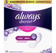 Always discreet liners large, 60 bucati, Procter & Gamble