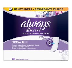Always discreet liners normal, 68 bucati, Procter & Gamble