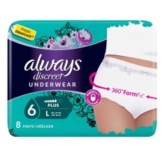 Always discreet pants L, 8 bucati, Procter & Gamble