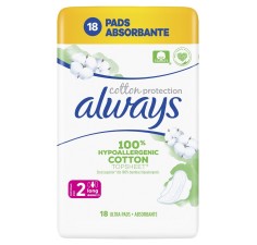 Always duo naturals, marime 2, 18 bucati, Procter & Gamble