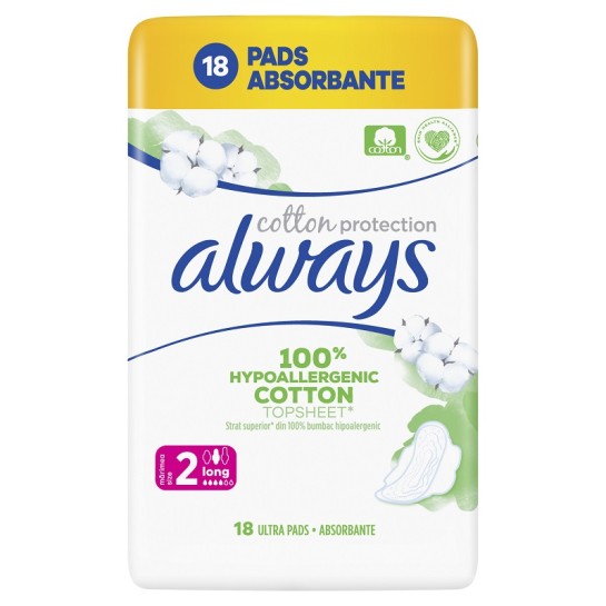 Always duo naturals, mărime 2, 18 bucăti, Procter & Gamble