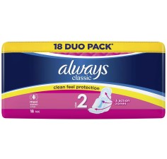 Always duo pack classic super plus, 18 bucati, Procter & Gamble