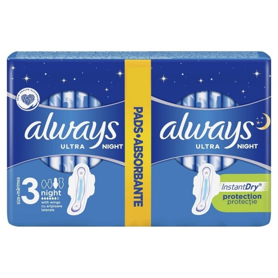 Always duo pack ultra night, 12 bucăti, Procter & Gamble