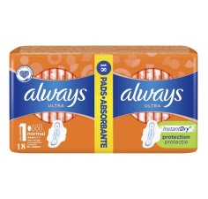 Always duo ultra plus, marime 1, 18 bucati, Procter & Gamble