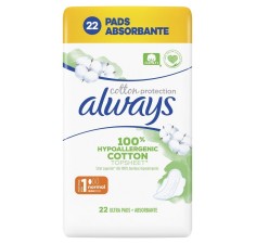 Always naturals duo, marime 1, 22 bucati, Procter & Gamble