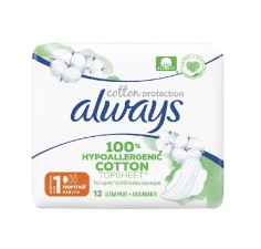 Always naturals single, marime 1, 12 bucati, Procter & Gamble