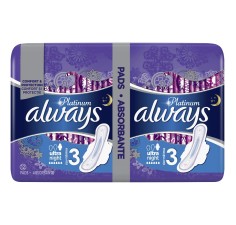 Always platinum night duo, marime 3, 12 bucati, Procter & Gamble
