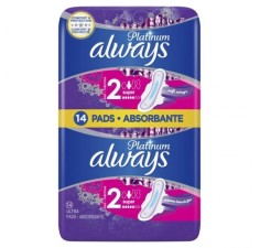 Always platinum super duo, marime 2, 14 bucati, Procter & Gamble