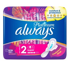 Always platinum super, marime 2, 7 bucati, Procter & Gamble