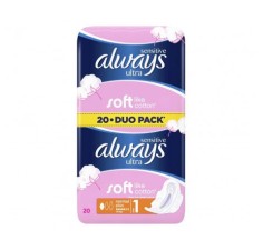 Always sensitive duo pack ultra plus, 20 bucati, Procter & Gamble