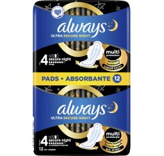 Always ultra secure night, 12 bucati, Procter & Gamble