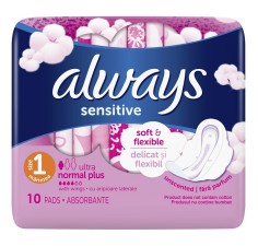Always ultra sensitive normal, 10 bucati, Procter & Gamble
