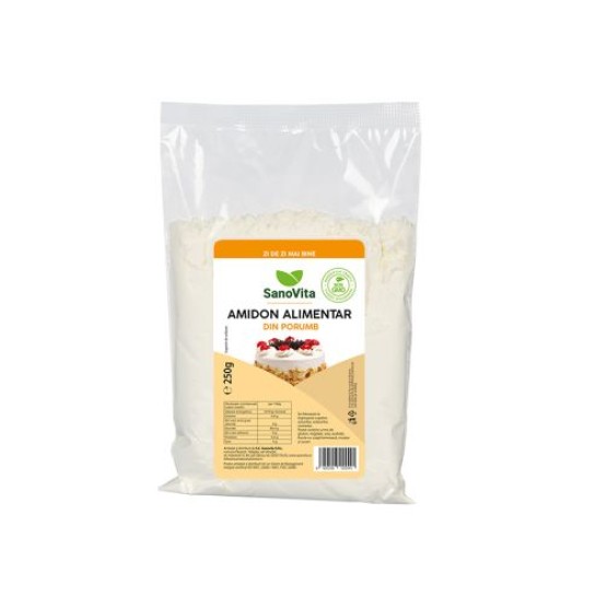 Amidon alimentar din porumb 250g, SanoVita
