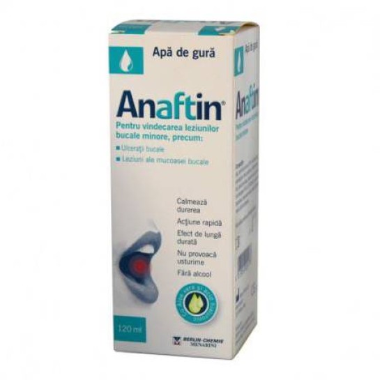 Anaftin apa de gura 120ml, Berlin-Chemie