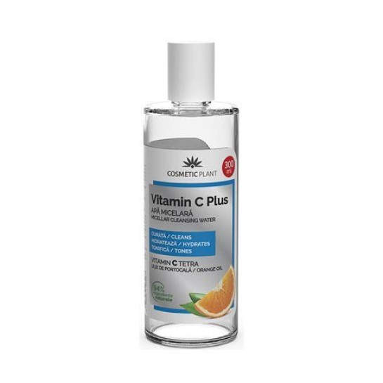 Apă micelară Vitamin C Plus, cu Vitamina C Tetra, 300ml, Cosmetic Plant