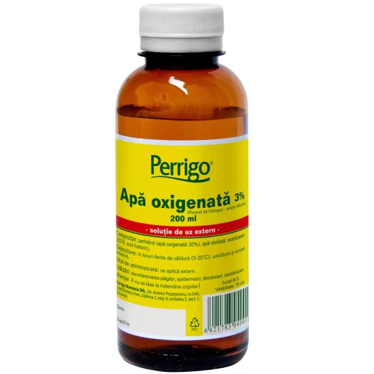 Apa oxigenată, 3%, 200 ml, Hipocrate