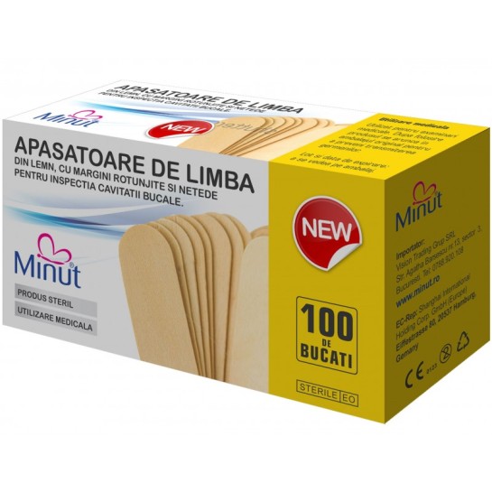 Apăsătoare limbă sterile, Minut