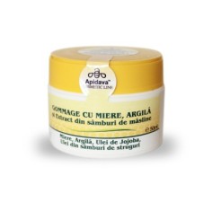 Apidava Crema gommage cu miere si argila 50ml