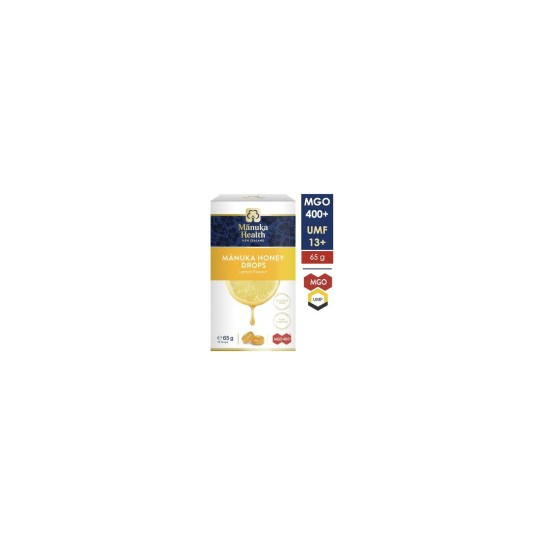 Apiland Bomboane cu miere de manuka mgo (400+) lamaie 65g