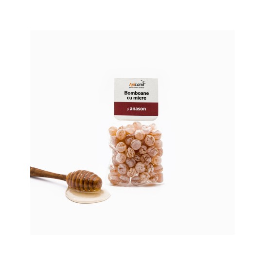 Apiland Bomboane cu miere si anason 100g