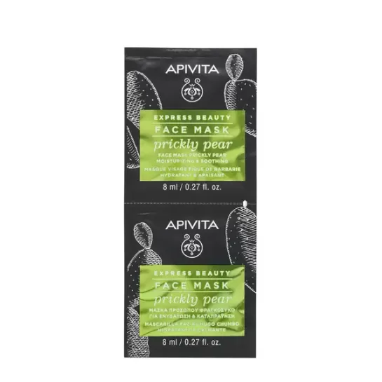 Apivita express masca cactus hidratare profunda 2x8ml