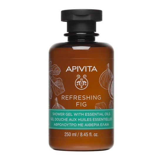 Apivita Gel de dus cu smochine 250ml