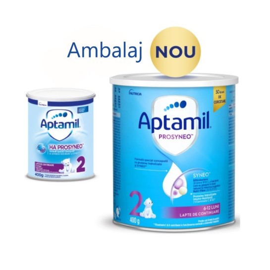 Aptamil Prosyneo 2, lapte praf 400g, 6-12 luni Milupa