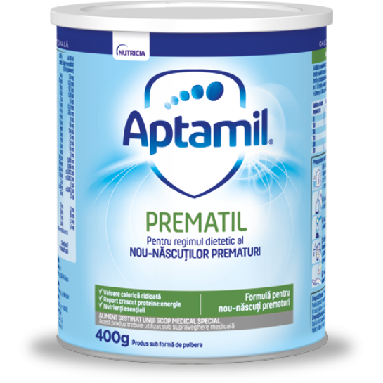 Aptamil Prematil lapte praf 400g, pentru prematuri Milupa