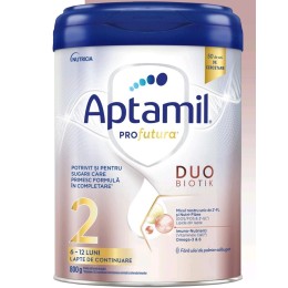 Aptamil Profutura DUObiotik 2, lapte praf 800g, 6-12 luni, Milupa