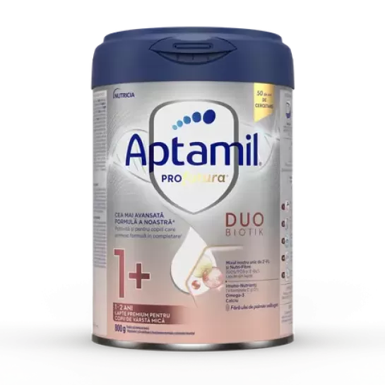 Aptamil ProFutura DuoBiotik, 1+, lapte praf, 1-2 ani, 800g, Milupa
