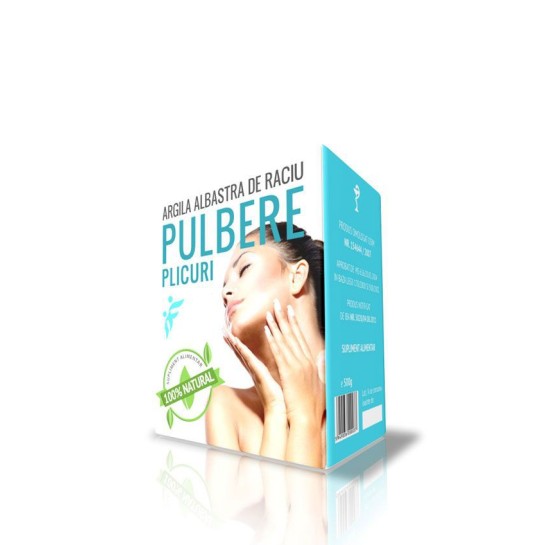 Argilă Albastră de Raciu, plicuri pulbere, 500g
