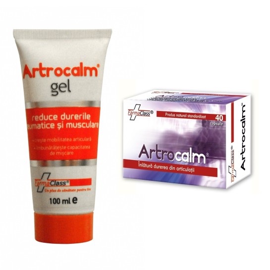 Artrocalm 40 capsule + Artrocalm gel 100ml, FarmaClass