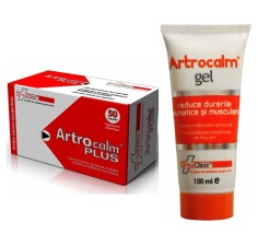 Artrocalm plus 50 capsule + Artrocalm gel 100ml, FarmaClass