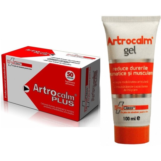 Artrocalm plus 50 capsule + Artrocalm gel 100ml, FarmaClass