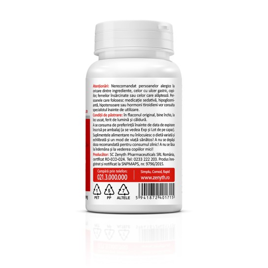 Ashwagandha KSM-66, 30 capsule, Zenyth 