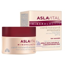 Aslavital Crema hidratanta antipoluare spf10