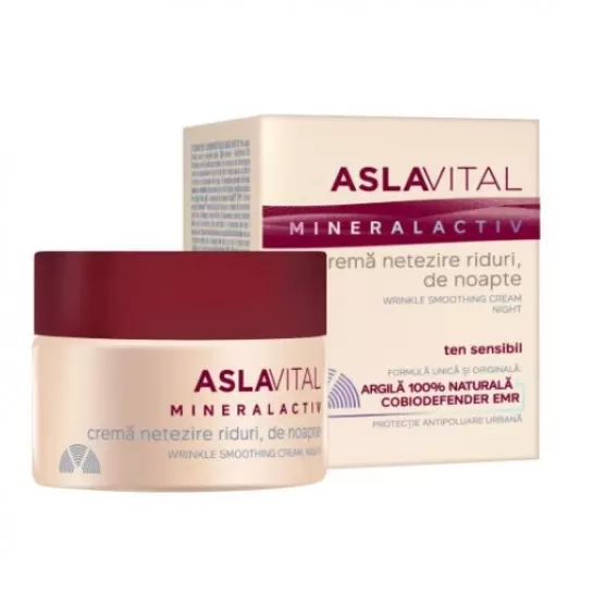        Aslavital Crema netezire riduri noapte 50ml 
